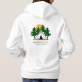 Camp Bachelorette gepersonaliseerd Hoodie (Achterkant)
