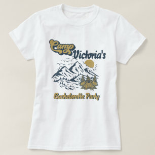 Camp Bachelorette Girls Weekend Party T-shirt