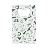 Camp Bachelorette Green Cooler Creditkaart Flessenopener (Voorkant)