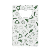 Camp Bachelorette Green Cooler Creditkaart Flessenopener (Achterkant)