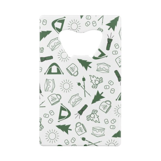 Camp Bachelorette Green Cooler Creditkaart Flessenopener (Achterkant)