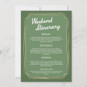 Camp Bachelorette Green Glamping Itinerary  Kaart (Achterkant)