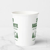 Camp Bachelorette Green Paper cup Papieren Bekers (Rechts)