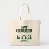 Camp Bachelorette Green Tote Bag (Voorkant)