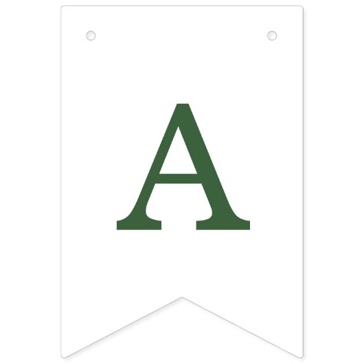 Camp Bachelorette Green Weekend bunting banner (Derde vlag)