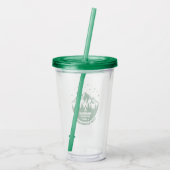 Camp Bachelorette | Groene bruidsmeisje  Acryl Drinkbeker (Achterkant)