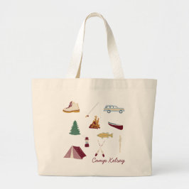 Camp Bachelorette Grote Tote Bag