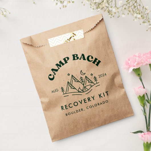 Camp Bachelorette Herstelkit Bedankzakje (Gezegeld)