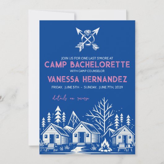 Camp Bachelorette Kaart (Voorkant)
