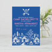 Camp Bachelorette Kaart (Staand voorkant)