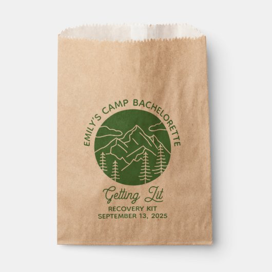 Camp BachELORETTE katerkit Bedankzakje (Voorkant)