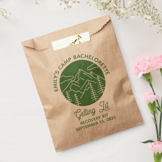 Camp BachELORETTE katerkit Bedankzakje (Gezegeld)