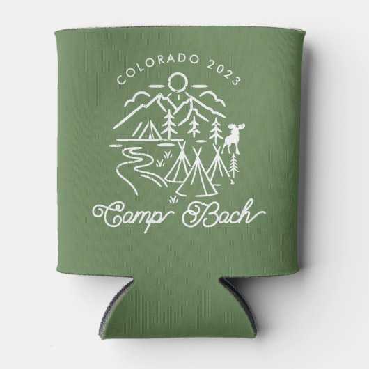 Camp Bachelorette Koelbox/ Coozie (Voorkant)