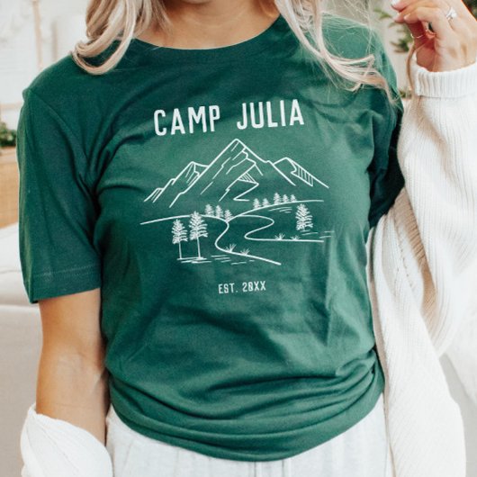 Camp Bachelorette laatste spoor voor de sluier T-shirt