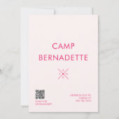 CAMP Bachelorette Meisjes Trip Kaart (Achterkant)