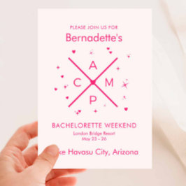 CAMP Bachelorette Meisjes Trip Kaart