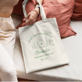 Camp Bachelorette Mountain Favor Tote Bag