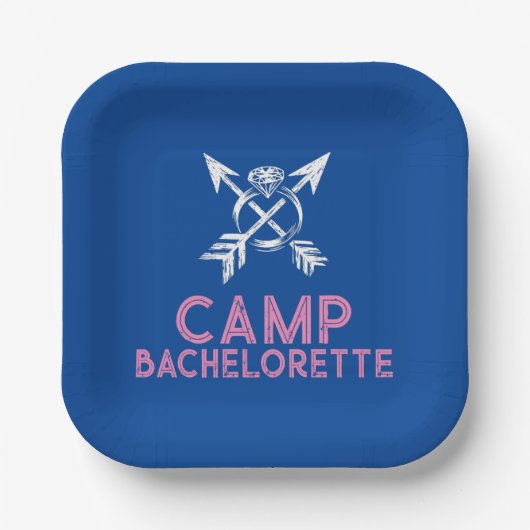 Camp Bachelorette Papieren Bordje (Voorkant)