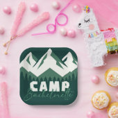 Camp Bachelorette Papieren Bordje (Feest)