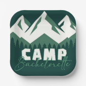 Camp Bachelorette Papieren Bordje (Voorkant)