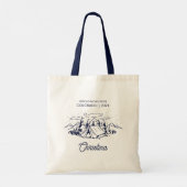 Camp Bachelorette Party  bruid Squad Gift Tote Bag (Achterkant)