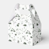 Camp Bachelorette Party Camping Bach Weekend Bedankdoosjes (Achterkant)