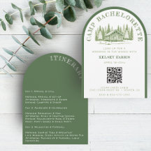 Camp Bachelorette Party Camping Weekend Green