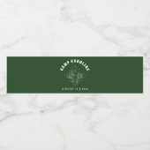 Camp Bachelorette Party Custom Waterfles Etiket (Enkel label)