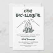 Camp Bachelorette Party Kaart (Voorkant)
