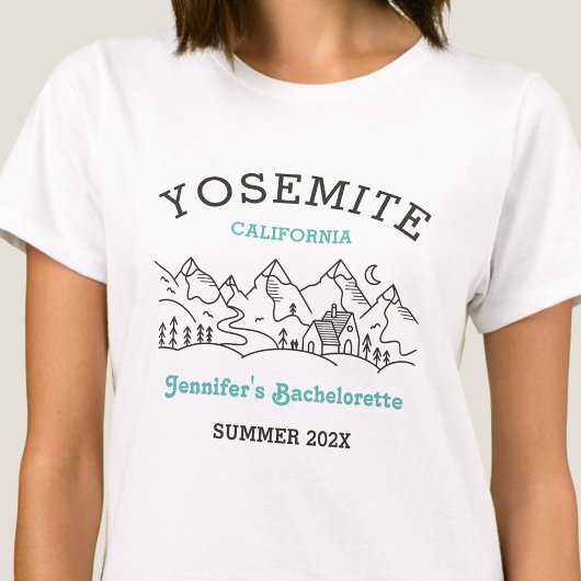Camp Bachelorette Party Matching Meisjes Getaway T-shirt