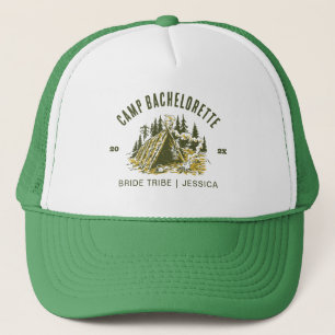 Camp Bachelorette Party Meisjes Camping Trip Custo Trucker Pet