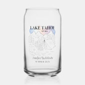 Camp Bachelorette Party Meisjes Trip Camping Custo Blikvorm Glas (Voorkant)