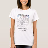 Camp Bachelorette Party Meisjes Trip Camping Custo T-shirt (Voorkant)
