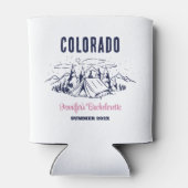 Camp Bachelorette Party Meisjes Trip Custom Campin Blikjeskoeler (Achterkant)