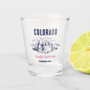 Camp Bachelorette Party Meisjes Trip Custom Campin Shot Glas