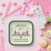 Camp Bachelorette Party Papieren Bordje (Feest)