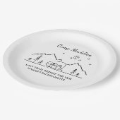 Camp Bachelorette Party Papieren Bordje (Gekanteld)