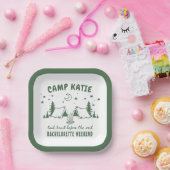 Camp Bachelorette Party Papieren Bordje (Feest)