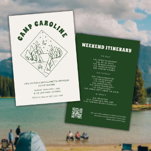 Camp Bachelorette Party Route QR-code Kaart