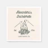 Camp Bachelorette Party Servet (Voorkant)