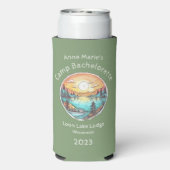 Camp Bachelorette Party Weekend Keepsake Seltzer Blikjeskoeler (Seltzer Achterkant)