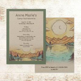 Camp Bachelorette Party Weekend Route Kaart