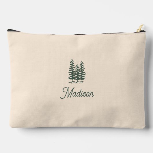 Camp Bachelorette Retro Mountain Aangepaste naam Etui (Achterkant)