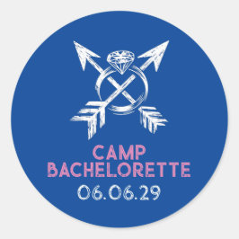 Camp Bachelorette Ronde Sticker