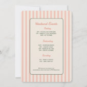 Camp Bachelorette rustieke bosrijke berg Kaart (Achterkant)