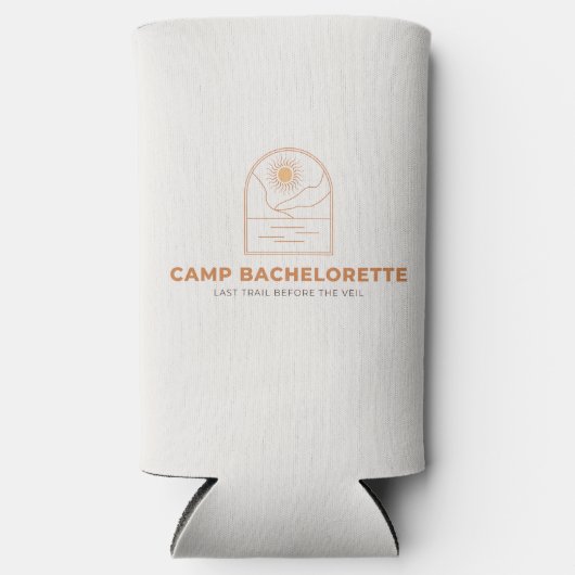 Camp Bachelorette Seltzer Blikjeskoeler (Voorkant)