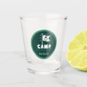 Camp Bachelorette Shot Glas (Voorkant)
