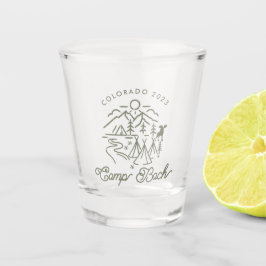 Camp Bachelorette Shot Glass Glas