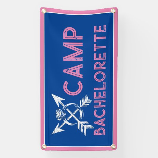 Camp Bachelorette Spandoek (Verticaal)