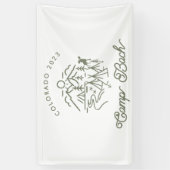 Camp Bachelorette-spandoek/ achtergrond  Spandoek (Verticaal)